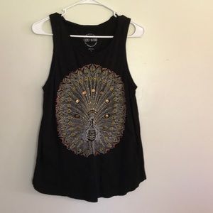 Black Lucky bran tank top